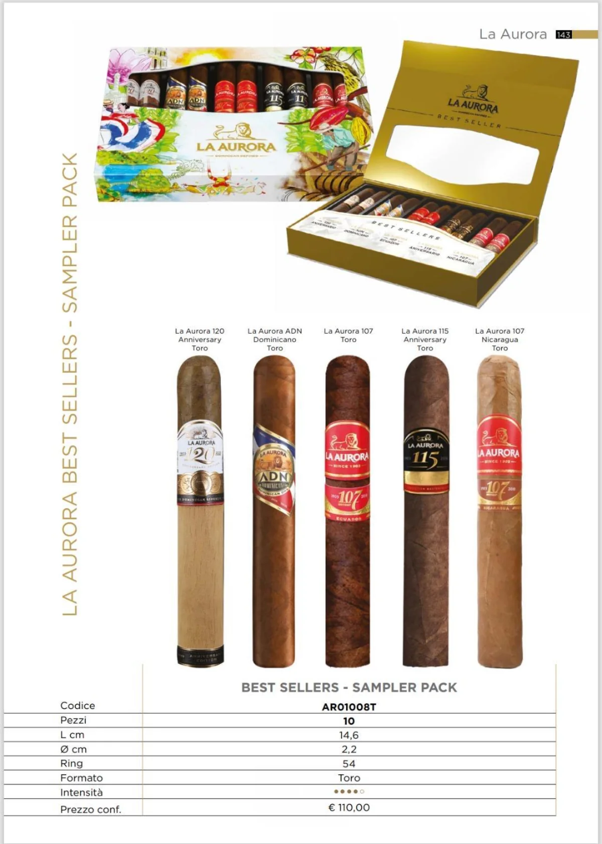 Selezione assortita di sigari dominicani